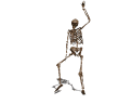Dancing Skeleton Myspace Comment - click for code!